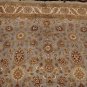 8x10 WOOL RUG PERSIAN HANDMADE BLUE GREY IVORY GOLD new