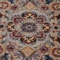 9 FT ROUND AREA RUG FINE BEIGE NAVY PERSIAN DINING ROOM