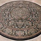 9FT ROUND AREA RUG WOOL PERSIAN HANDMADE FLORAL DINING