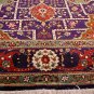 10x14 AREA RUG HANDMADE WOOL RED BLUE PERSIAN OVERSIZED