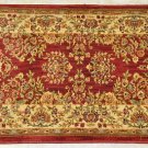 NYLON SHAW RED IVORY 26 INCH WIDE 19 FOOT LONG RUNNER
