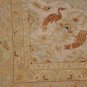 NEW 8x10 WOOL HAND KNOTTED AREA RUG LIGHT GREEN w/ RUST