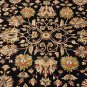 NEW 8x10 WOOL HANDMADE AREA RUG BLACK IVORY MASTERPIECE