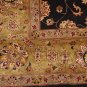 8x10 WOOL HAND KNOTTED AREA RUG BLACK RED MASTERPIECE
