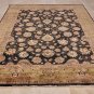 8x10 WOOL HAND KNOTTED AREA RUG BLACK RED MASTERPIECE