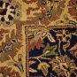 4x6 WOOL AREA RUG PERSIAN NAVY GOLD HAND MADE TUFTED