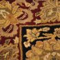 4x6 WOOL AREA RUG PERSIAN BLACK RED HAND MADE TUFTED