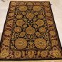 4x6 WOOL AREA RUG PERSIAN BLACK RED HAND MADE TUFTED