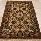 4x6 WOOL AREA RUG PERSIAN BEIGE COLA HAND MADE TUFTED