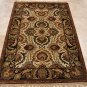 4x6 WOOL AREA RUG PERSIAN BEIGE COLA HAND MADE TUFTED