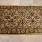 4x6 WOOL AREA RUG PERSIAN IVORY BROWN HAND MADE TUFTED