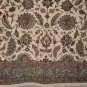9x12 WOOL RUG PERSIAN KASHAN HANDMADE IVORY GREEN GOLD