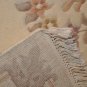 9x12 WOOL RUG AUBUSSON STYLE WOOL AREA RUG IVORY FLORAL