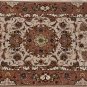 2.5x10 RUNNER HANDMADE WOOL SILK ORIENTAL TABRIZ IVORY