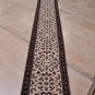 OVERSIZED 24 FOOT RUNNER HANDMADE KASHAN WHITE BLUE NEW