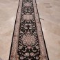 3x20 FOOT RUNNER HANDMADE ORIENTAL BLACK BEIGE OVERSIZE