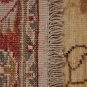 3x10 FOOT RUNNER HANDMADE WOOL CHOBI IVORY RUST VEG DYE