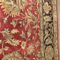 8x10 WOOL AREA RUG PERSIAN HANDMADE RED BLACK GREEN