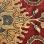 8x10 WOOL AREA RUG PERSIAN HANDMADE RED BLACK GREEN