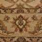 5x8 AREA RUG ALL WOOL HAND KNOTTED JAIPUR IVORY CAMEL