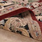 9x12 AREA RUG FINE PERSIAN HANDMADE FLORAL RED BLACK