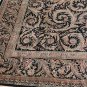 9x12 AREA RUG FINE PERSIAN HANDMADE FLORAL BLACK GREEN
