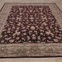 9x12 WOOL & SILK AREA RUG HANDMADE ORIENTAL RED GREEN