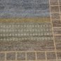 9x12 MODERN RUG VEG DYE GHAZNI WOOL BEIGE BLUE GRAY TAN