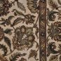 8x10 JAIPUR WOOL HANDMADE RUG IVORY GREEN GOLD PERSIAN