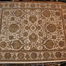 9x12 AREA RUG PERSIAN JAIPUR HANDMADE IVORY GREEN GOLD