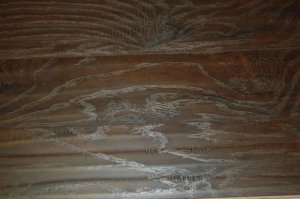 8MM Dark Hickory Hand Scraped Beveled AC3 HDF Floating Laminate Wood Flooring