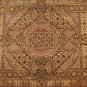 8x10 WOOL RUG PERSIAN JAIPUR GEOMETRIC HANDMADE TAN MIX