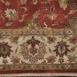 8x10 WOOL AREA RUG PERSIAN JAIPUR HANDMADE RUST BEIGE