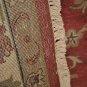 8x10 WOOL AREA RUG PERSIAN JAIPUR HANDMADE RUST BEIGE