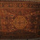8x10 WORSTED WOOL RUG AGRA HANDMADE RUSTIC LODGE GREEN