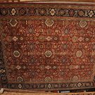 9x12 RUG HANDMADE MAHAL RED BLUE KASHAN GOLD GREEN NEW