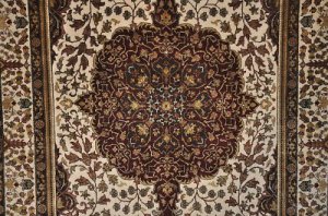 NEW 5x8 AREA RUG WOOL HAND KNOTTED FINE JAIPUR BEIGE