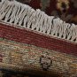5x8 AREA RUG ALL WOOL HAND KNOTTED JAIPUR RED BLACK