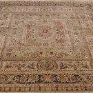 10x10 PERSIAN RUG HANDMADE WOOL SQUARE GEOMETRIC JAIPUR