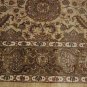 9x9 PERSIAN RUG HANDMADE WOOL SQUARE JAIPUR GOLD OLIVE