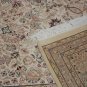 9x9 PERSIAN WOOL RUG VERY FINE HANDMADE SQUARE IVORY