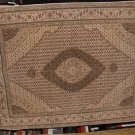 9x12 WOOL SILK AREA RUG HANDMADE ORIENTAL TABRIZ GREEN