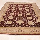 9x12 WOOL RUG HANDMADE PERSIAN SAROUK WINE GOLD GRAY