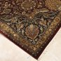 9x12 WOOL RUG HANDMADE PERSIAN BURGUNDY NAVY BLUE GOLD