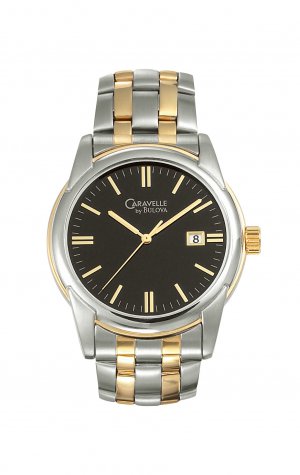 Caravelle by Bulova 45B33 Brand New Men's Two Tone