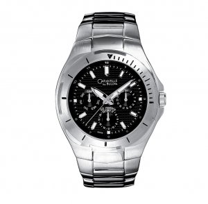 Caravelle by Bulova 43c08 Brand New Men's Sport Black Face