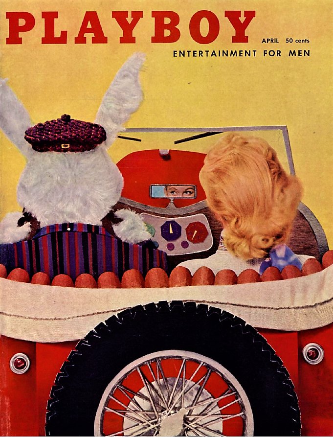 Playboy USA Magazine - April 1957 Vol 4 No 4 - All Through the Night by Nelson Algren (short story)