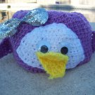 Crochet penguin hat