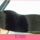 12",100%virgin brazilian hair extension,remy hair,straight,1pcs/lot,1b&2(3.5oz/pcs)