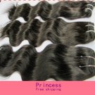 Body Wave,24"+26"virgin brazilian human hair extension, 2pcs/lot,1b#2